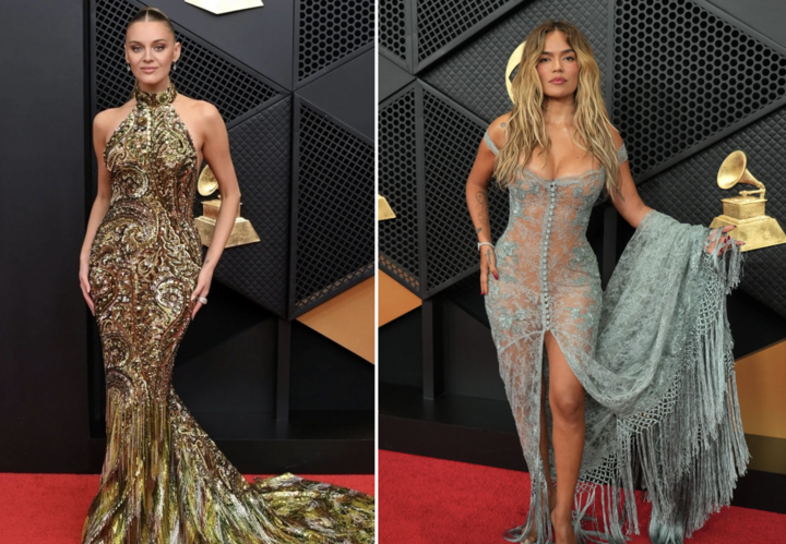Dàn sao nữ chưng diện lộng lẫy. Những thiết kế xuyên thấu, cúp ngực tiếp tục "phủ sóng" ở Grammy năm nay. (Ảnh: Shutterstock)