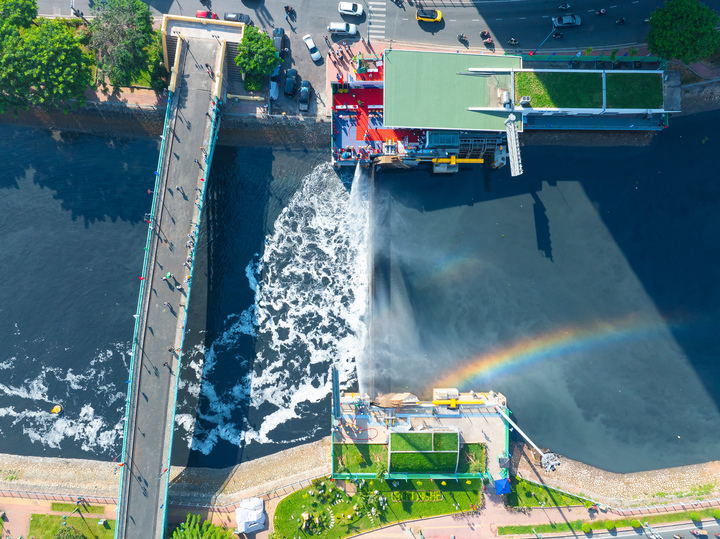 Sau chỉ đạo của Thủ tướng, dự án chống ngập 10.000 tỷ đồng từng đình trệ nhiều năm đã được tháo gỡ vướng mắc, chính thức tái khởi động. (Ảnh: BTC)