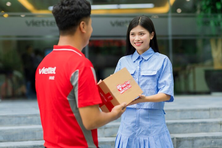 Giao dịch tài chính tích hợp ngay trên nền tảng logistics của Viettel Post. (Ảnh: Viettel)