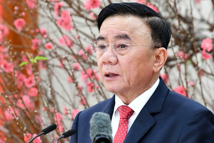 Thường trực Ban Bí thư Trần Cẩm Tú. (Ảnh: Lâm Hiển)