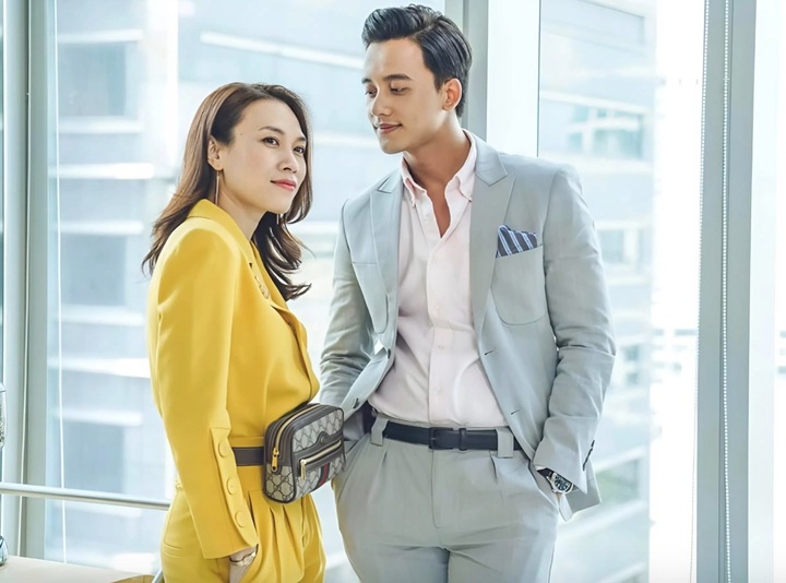 Sự ăn ý giữa Mỹ Tâm và đồng nghiệp kém 10 tuổi tiếp tục được khẳng định qua bộ phim điện ảnh "Chị trợ lý của anh" ra mắt năm 2019.