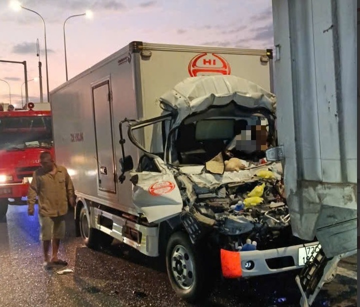 Hiện trường vụ tai nạn.