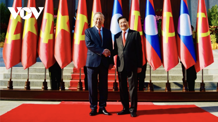 Tổng Bí thư Tô Lâm và Tổng Bí thư, Chủ tịch nước Lào Thongloun Sisoulith