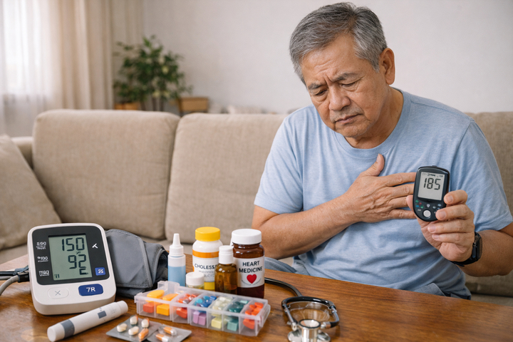 Người mắc bệnh mạn tính cần đặc biệt lưu ý chế độ dinh dưỡng trong dịp Tết. (Ảnh minh hoạ)