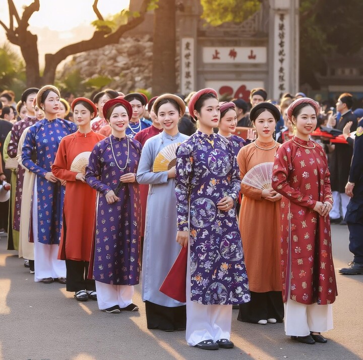 Thực cảnh "Bách Hoa Bộ Hành" là điểm nhấn đặc biệt của Hội chợ Mùa Xuân 2026