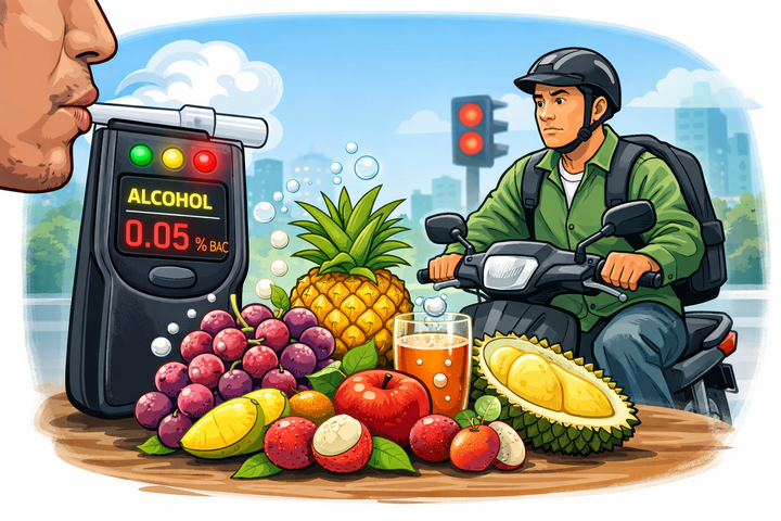 Danh sách các loại nước hoa quả lên men có thể khiến bạn bị phạt nồng độ cồn oan