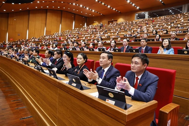 Đại biểu dự Đại hội XIV của Đảng