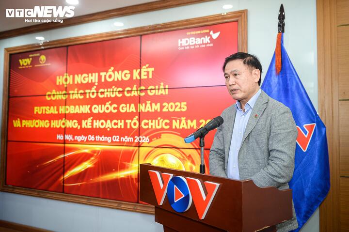 Ông Trần Anh Tú, Phó Chủ tịch Liên đoàn BĐVN phát biểu tại hội nghị. (Ảnh: Viên Minh)