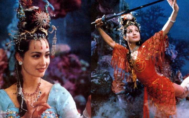 Vạn Thánh công chúa trong "Tây Du Ký" do diễn viên Trương Thanh thể hiện.