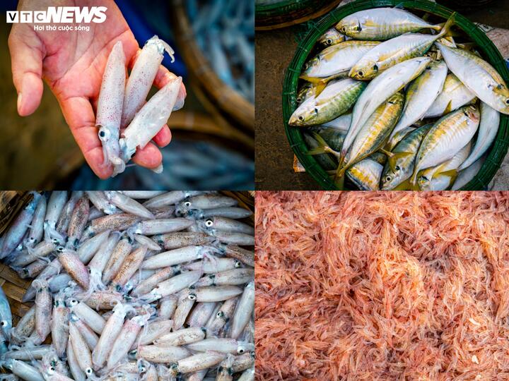 Phiên chợ cá làng chài Xuân Thạnh với những hải sản từ biển ban tặng sau một đêm đánh bắt. Từ cá lớn, cá bé đủ chủng loại tươi rói, lấp lánh ánh bạc cho đến những rổ mực ống, mực lá còn nháy nheo, đổi màu hay những thúng ruốc đỏ hồng.