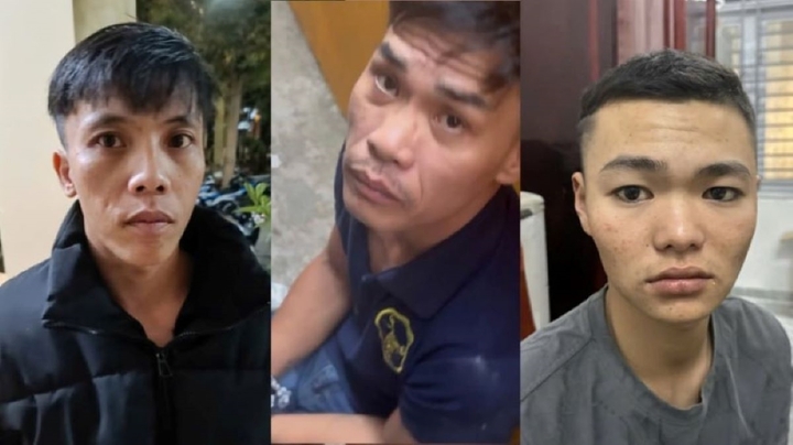 3 đối tượng trong nhóm mua bán trái phép chất ma túy gồm Lê Minh Dũng, Phạm Trung Hiếu và Trần Lê Quốc Duy