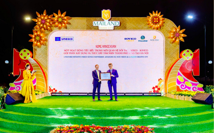 UNESCO Chứng nhận Home Hanoi Xuan là sáng kiến tiêu biểu trong khuôn khổ Quan hệ Đối tác UNESCO – SOVICO.