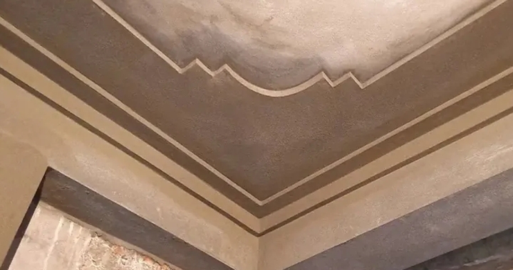 Không trát trần, làm thẳng trần thạch cao giúp tiết kiệm chi phí. (Ảnh: Inter Stella)