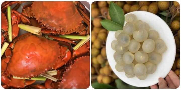 Hải sản hấp bia hay hoa quả nhiều đường như nhãn cũng dễ gây ra nồng độ cồn trong cơ thể