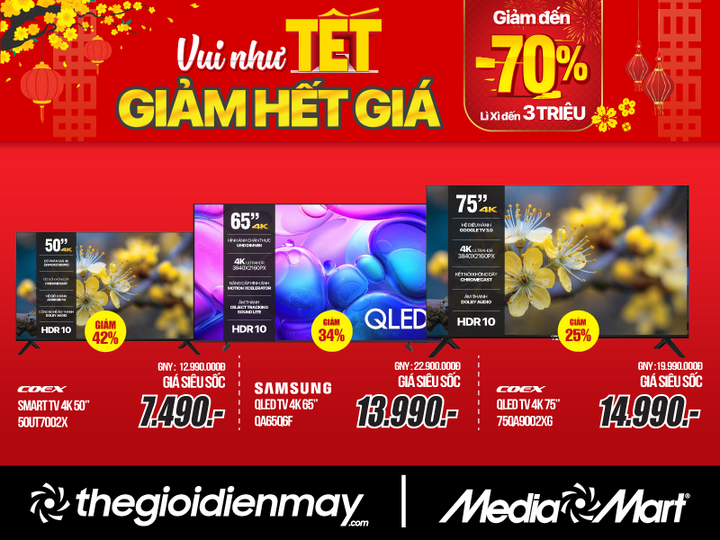 Điện máy xả kho 'Vui như tết - Giảm hết giá' tại MediaMart - 2