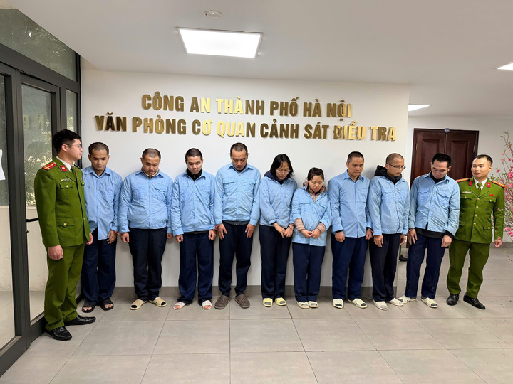 Các bị can trong vụ án.