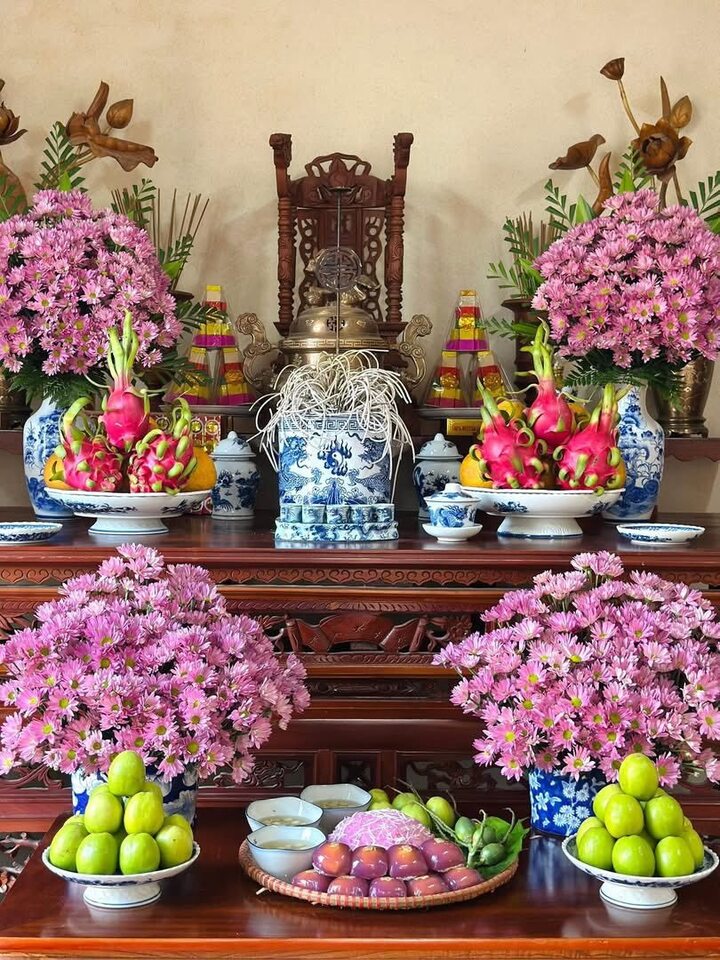 Mẹ đảm Hà Nội gây sốt mạng khi 'nhật ký' những mâm lễ cúng 365 ngày qua - 17