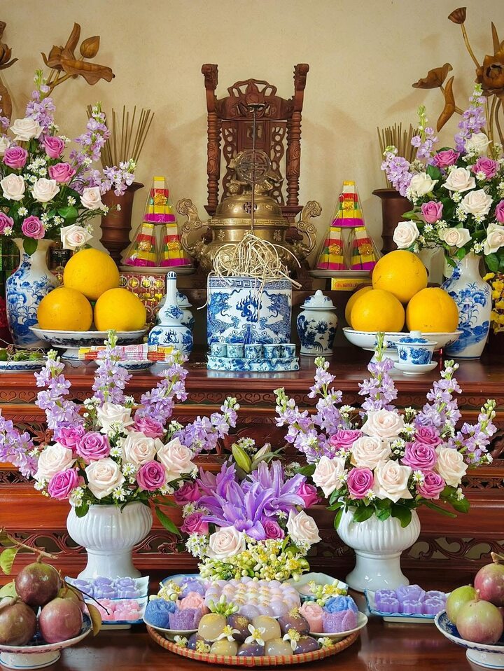 Mẹ đảm Hà Nội gây sốt mạng khi 'nhật ký' những mâm lễ cúng 365 ngày qua - 4