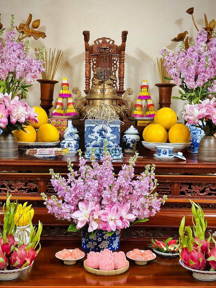 Mẹ đảm Hà Nội gây sốt mạng khi 'nhật ký' những mâm lễ cúng 365 ngày qua - 3