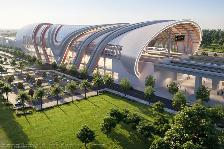 Ga depot tuyến Bến Thành - Cần Giờ kết nối trực tiếp Vinhomes Green Paradise với trung tâm TP.HCM.