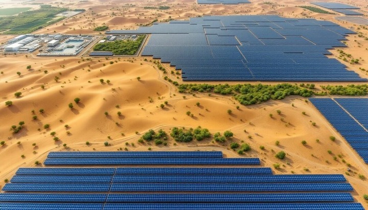 Hạ tầng điện mặt trời có thể cải thiện môi trường và hệ sinh thái sa mạc. (Ảnh: Home Solar)