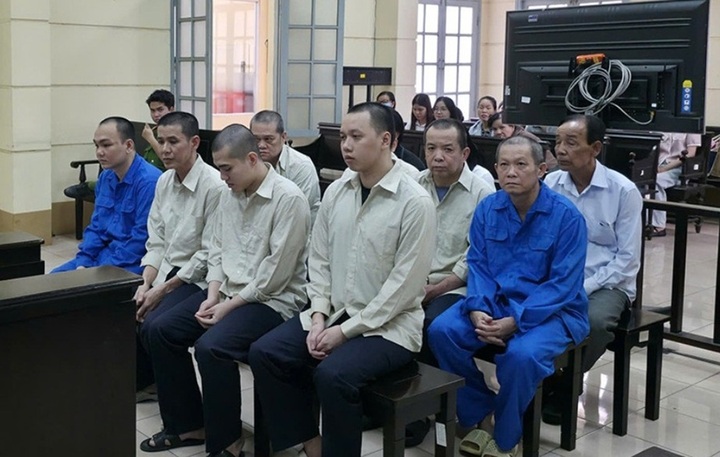 Các bị cáo tại tòa. (Ảnh: TP)