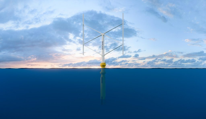 Thiết kế tuabin gió nổi SeaTwirl. (Ảnh: SeaTwirl)