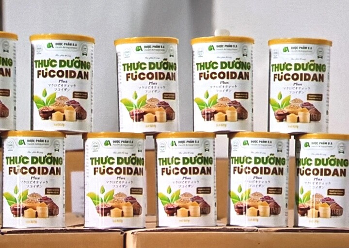 Thực phẩm chức năng giả (Ảnh: VTV).