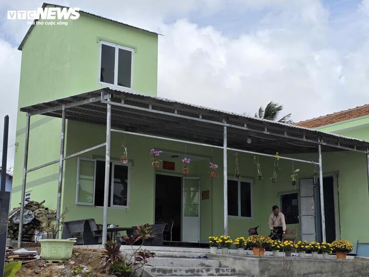 Những căn nhà trong "Chiến dịch Quang Trung" được bộ đội xây dựng.