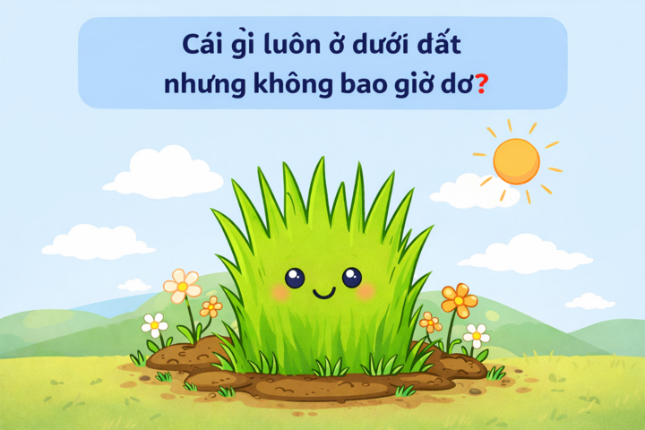 Cái gì luôn ở dưới đất nhưng không bao giờ bẩn? (Ảnh minh họa)