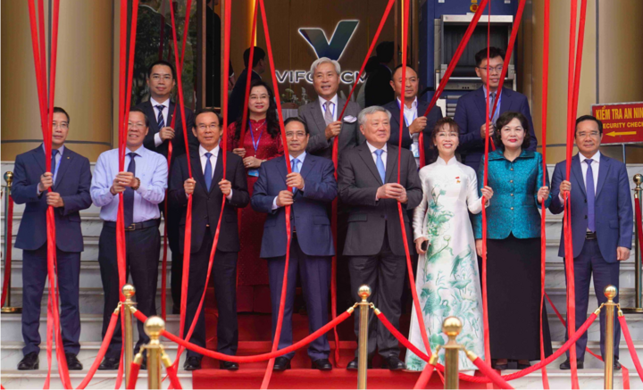 Nghi thức ra mắt Trụ sở chính Cơ quan điều hành trung tâm Tài chính Quốc tế tại TP.HCM.