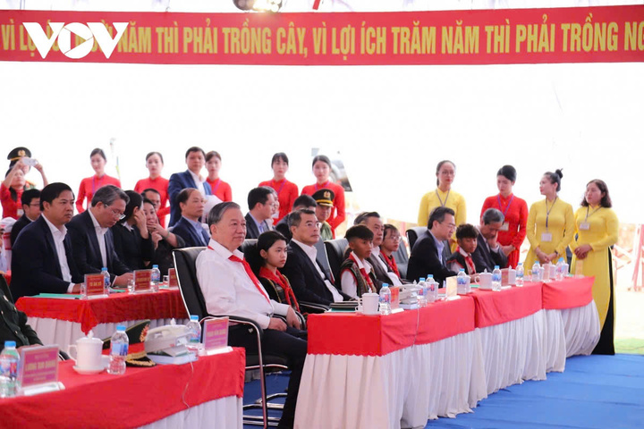 Tổng Bí thư Tô Lâm dự lễ khởi công trường Liên cấp tại xã Ea Rốk, Đắk Lắk - 3