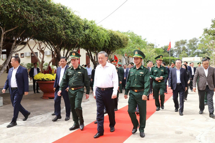 Tổng Bí thư Tô Lâm dự lễ khởi công trường Liên cấp tại xã Ea Rốk, Đắk Lắk - 5