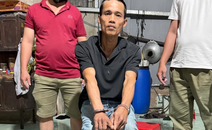 Nghi phạm Nguyễn Thanh Hùng thời điểm bị bắt giữ. (Ảnh: CACC)