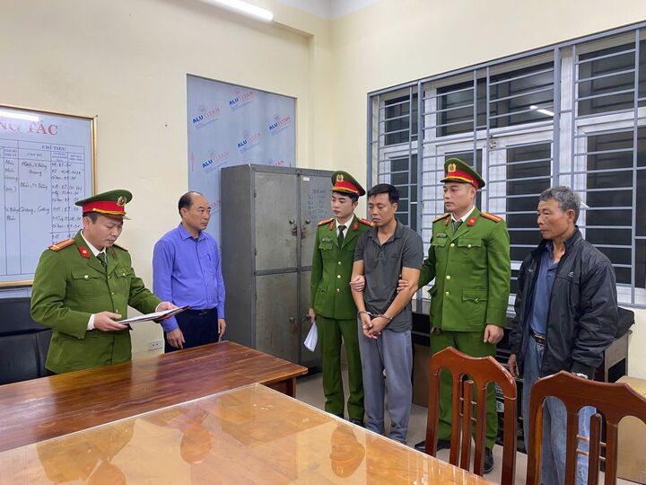 Trần Thế Huynh tại Cơ quan CSĐT Công an tỉnh Ninh Bình.