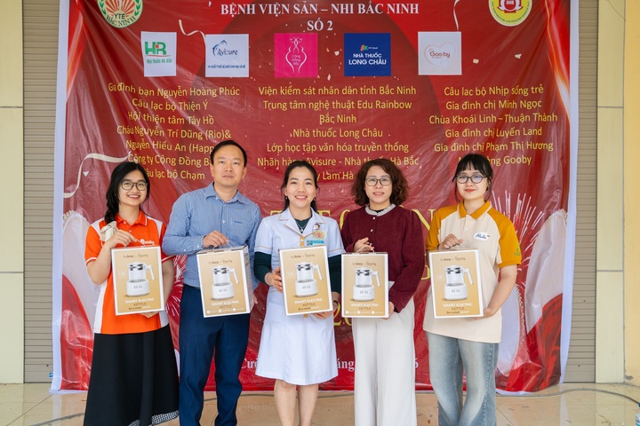 Hình ảnh tại hoạt động Tết cùng Gooby - Bệnh viện Sản nhi Bắc Ninh.