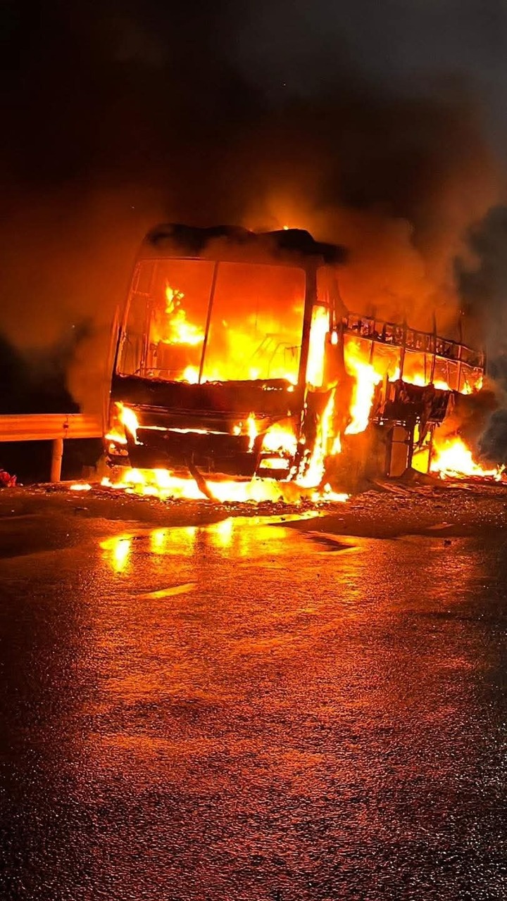 Hiện trường vụ cháy.