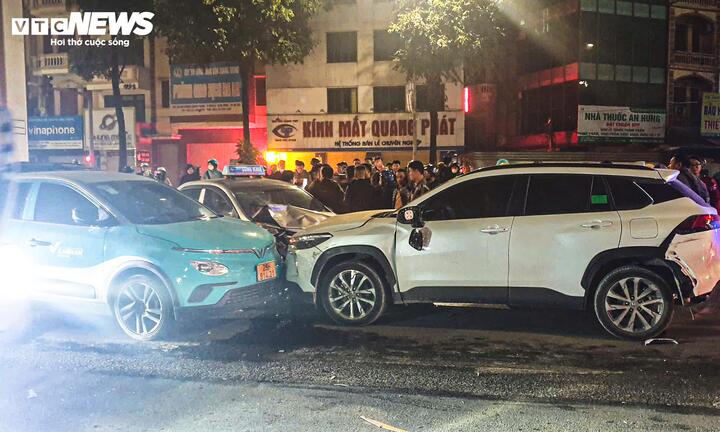 Hiện trường vụ tai nạn.