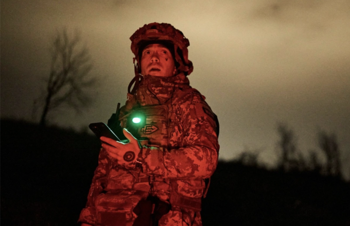 Binh sỹ Ukraine trên chiến trường. Ảnh: Kostya Liberov