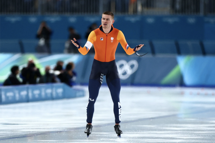 VĐV Joep Wennemars của Hà Lan tỏ ra thất vọng sau khi lượt đấu kết thúc. (Nguồn: Yahoo News)