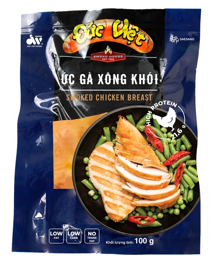Ức gà xông khói Đức Việt - lựa chọn dinh dưỡng tiện lợi cho cuộc sống hiện đại - 1