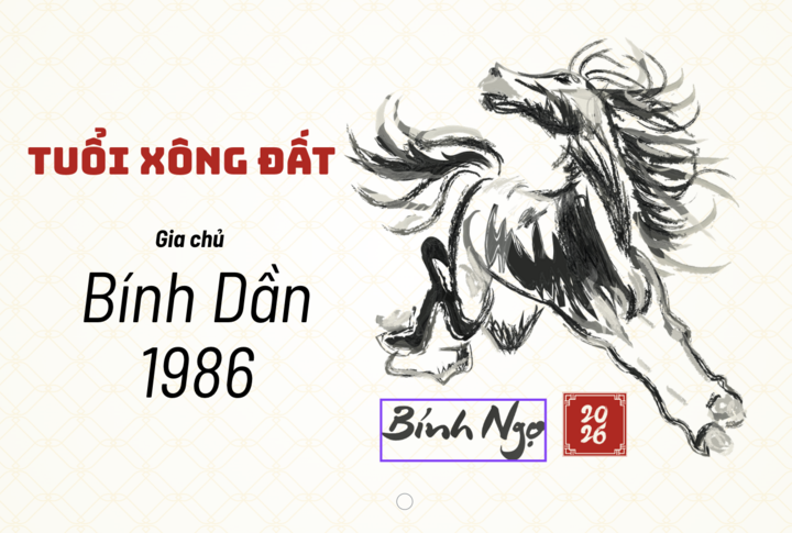 Tuổi xông đất năm 2026 cho gia chủ 1986 là điều được nhiều người quan tâm. (Ảnh: Nhật Thùy)