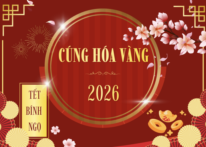 Văn khấn lễ hóa vàng Tết Bính Ngọ 2026 cần chuẩn bị đầy đủ, đúng nghi thức để thể hiện lòng thành kính. (Ảnh: Nhật Thùy)