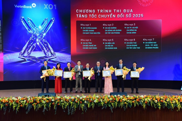 VietinBank vinh danh các Chi nhánh dẫn đầu về Chuyển đổi số 2025.