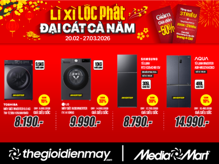 MediaMart khai xuân rộn ràng: 'Lì xì Lộc Phát – Đại Cát cả năm' - 3
