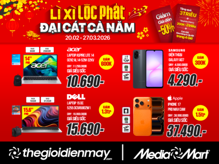 MediaMart khai xuân rộn ràng: 'Lì xì Lộc Phát – Đại Cát cả năm' - 5