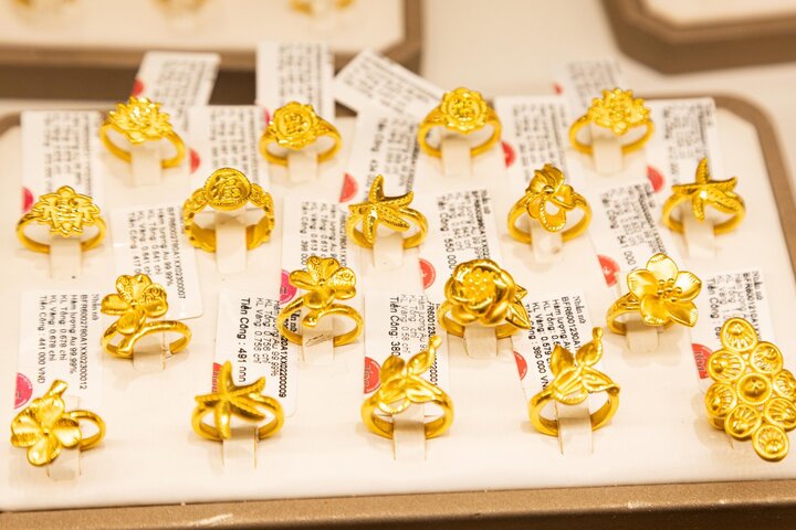 Giá vàng hôm nay hồi phục lại. (Ảnh: Minh Đức).