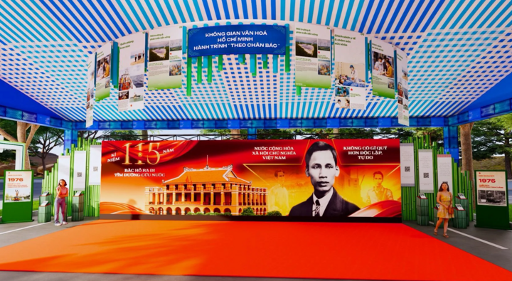 Không gian văn hóa Hồ Chí Minh tại lễ hội đường sách Tết TP.HCM Tết Bính Ngọ.