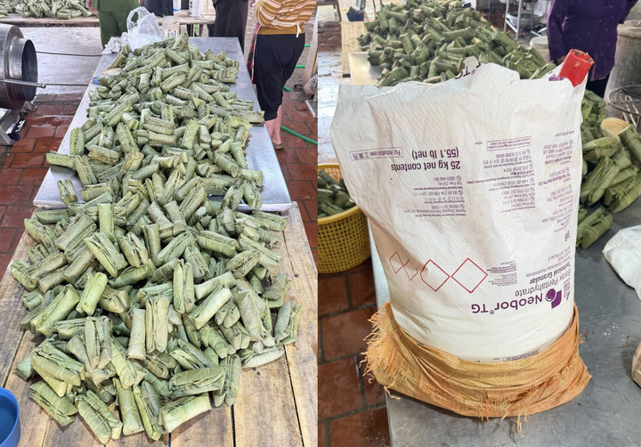 Lực lượng chức năng thu giữ lượng lớn giò, chả, xúc xích chứa chất hàn the chuẩn bị tuồn ra thị trường.