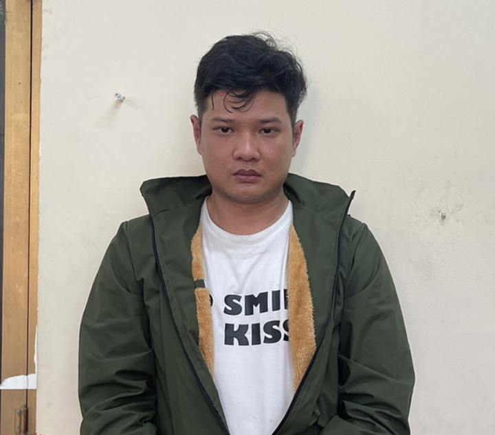 Đối tượng Lê Trần Đức Anh. (Ảnh: CA)